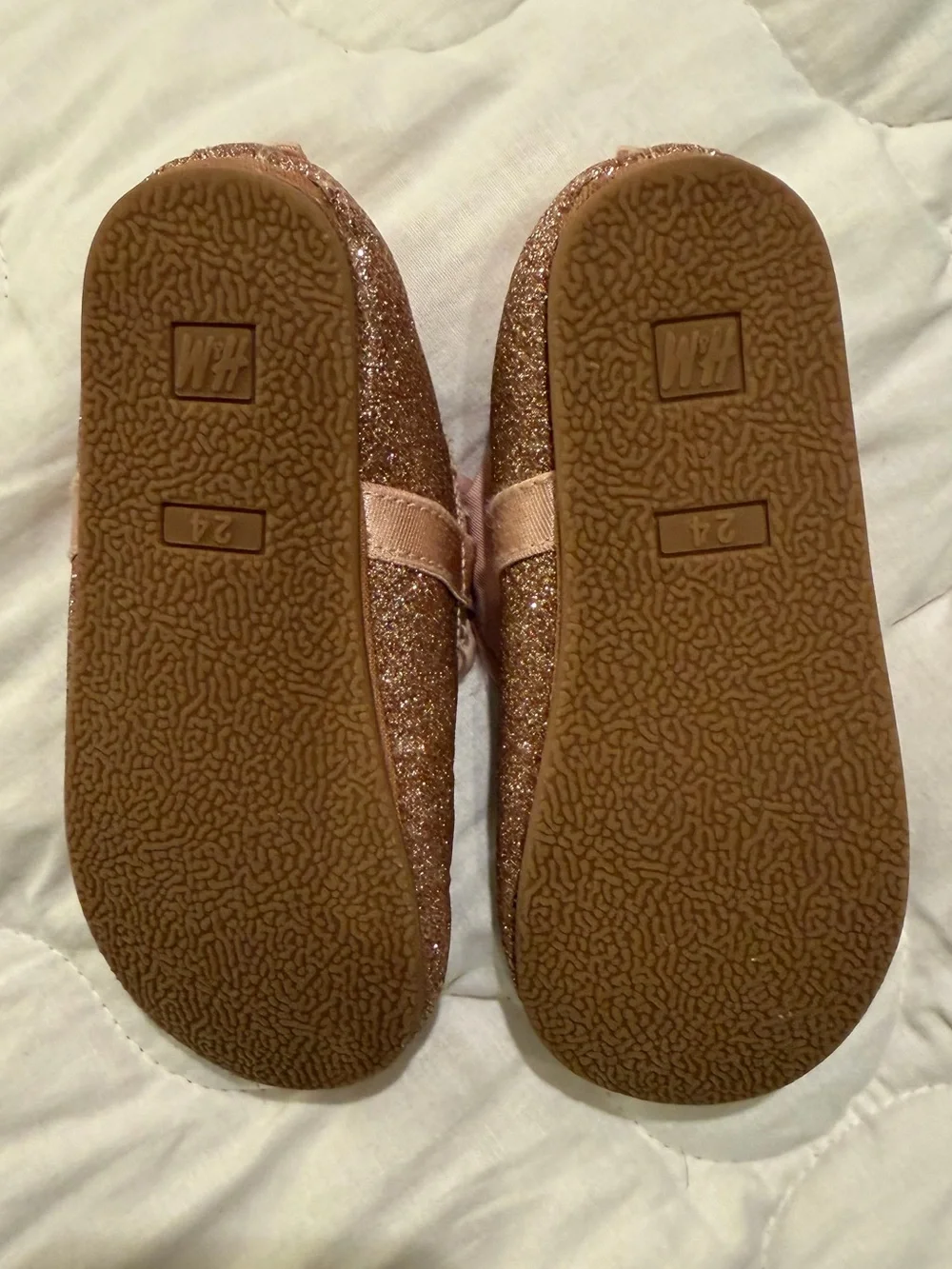 H&M pink glitter